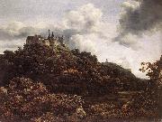 RUISDAEL, Jacob Isaackszon van Bentheim Castle oil painting artist